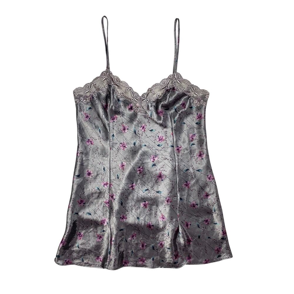 Victoria’s Secret Y2K Purple Floral Slip
